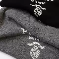 Prada Sweater Logo Embroidered Sweater
