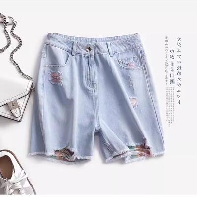CHAO级推荐！2026夏季新款专柜系列毛边直筒显瘦百搭牛仔短裤女