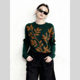 今年流行漂亮高端费尔岛毛衣外套女2025秋季新款慵懒宽松针织上衣