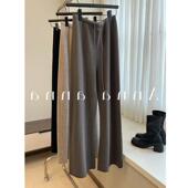 巨炸裂 今年流行高端慵懒风格 垂褶羊毛针织阔腿裤 牛X货 秋冬女款