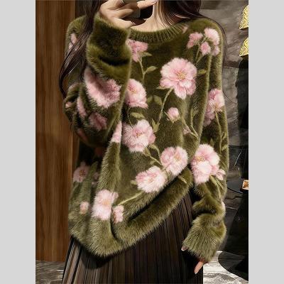 设计感慵懒高级感针织毛衣女款2025新款爆款可外穿内搭上衣女秋冬