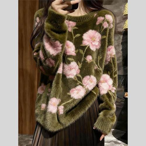 设计感慵懒高级感针织毛衣女款2025新款爆款可外穿内搭上衣女秋冬