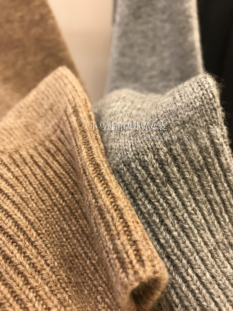 绵羊毛毛衣开衫女23冬