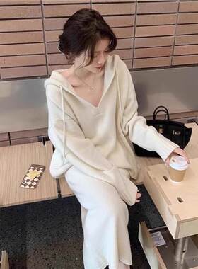 欧洲站秋季女装2025新款轻奢高级感女人味时尚套装针织裙子两件套