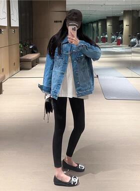 牛X货 巨炸裂！2025早秋新款独特超好看休闲百搭蓝色牛仔外套女春
