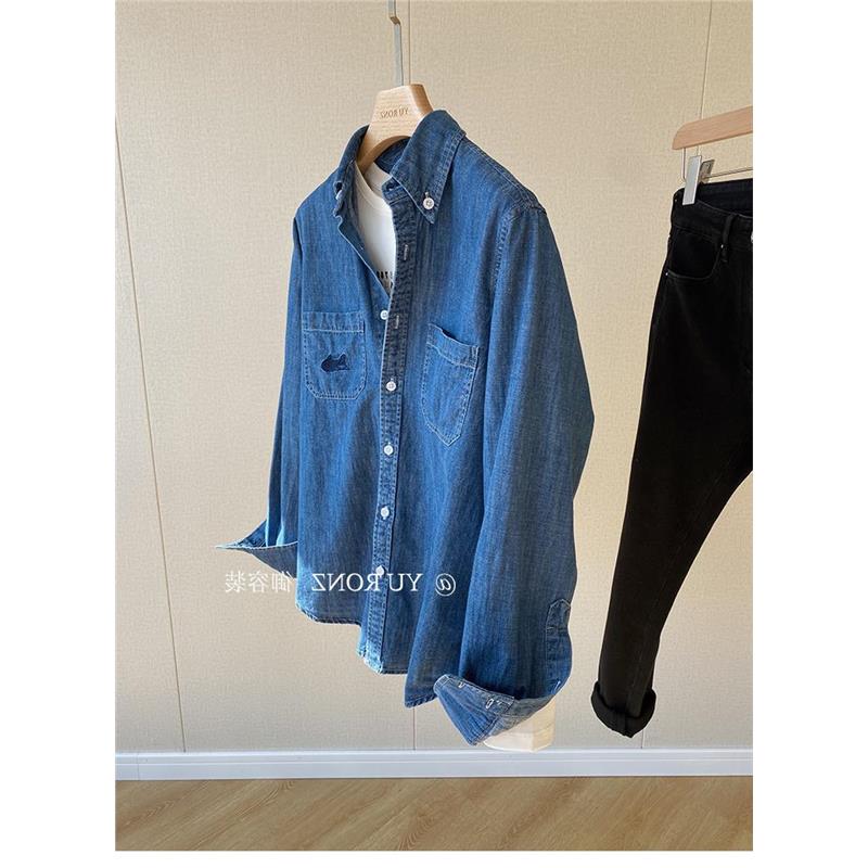 品牌清货折扣商场专柜撤柜女装清仓小众设计感别致牛仔上衣外套女