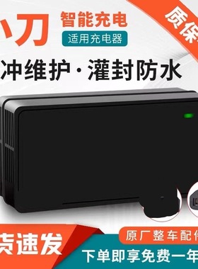 适用小刀灌封板电动车充电器防水48V60V72V新国标公插通用原装