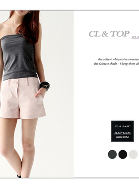 外贸一片式抹胸莱卡棉纯色防走光打底裹胸内衣