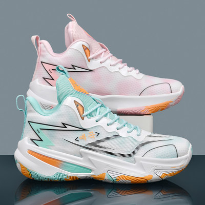 鸳鸯篮球鞋春夏网面透气