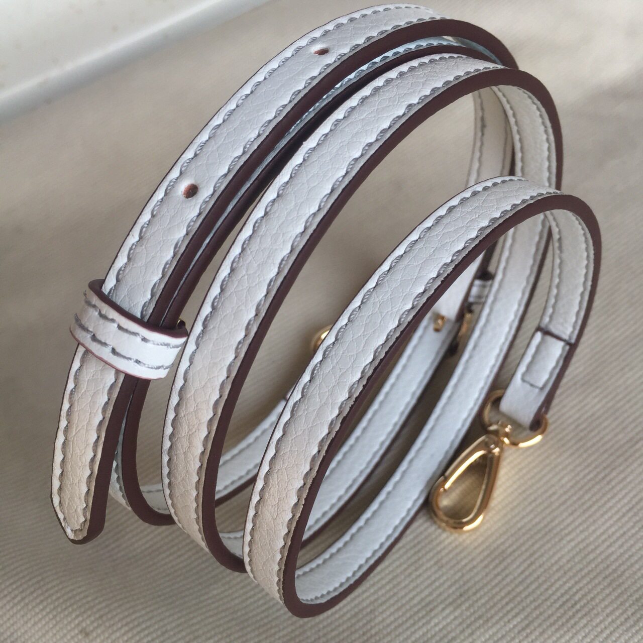 19#白色包带单肩包肩带斜挎女士包包带子包配件带皮包背包带子