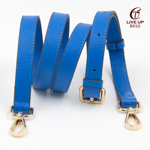 艳蓝荔枝纹女士斜挎包带包包带子单肩书包带背包带子肩带包包背带