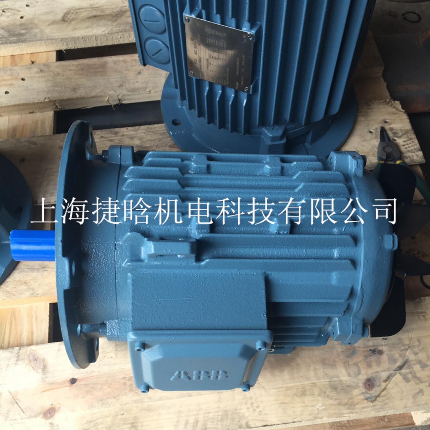 上海ABB电机 M2BAX90LA2 2P 380V 50Hz B5 三相异步电动机 22kW