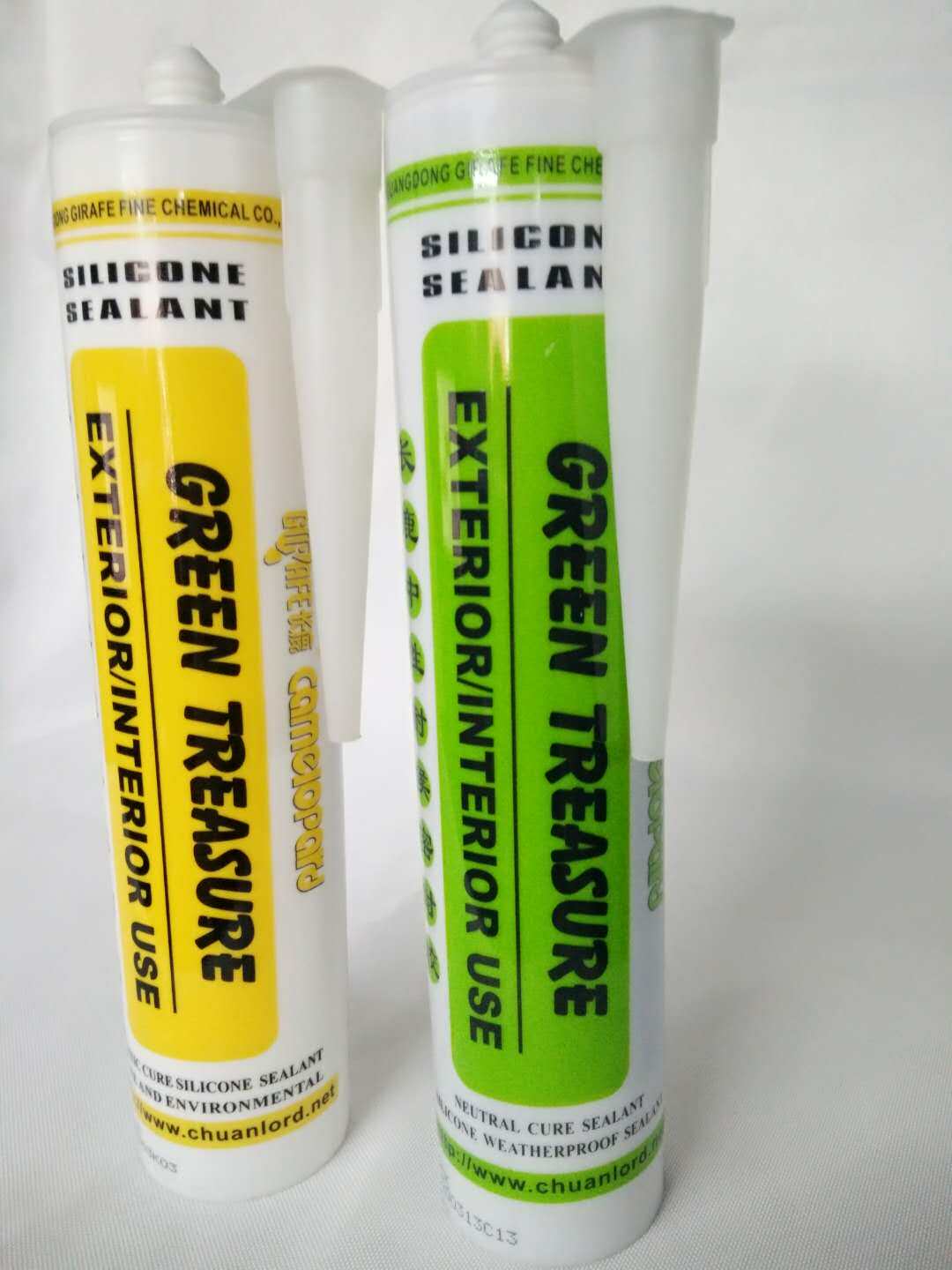 长鹿玻璃胶中酸性厨卫家用防水防霉透明黑色瓷白鱼缸耐候胶