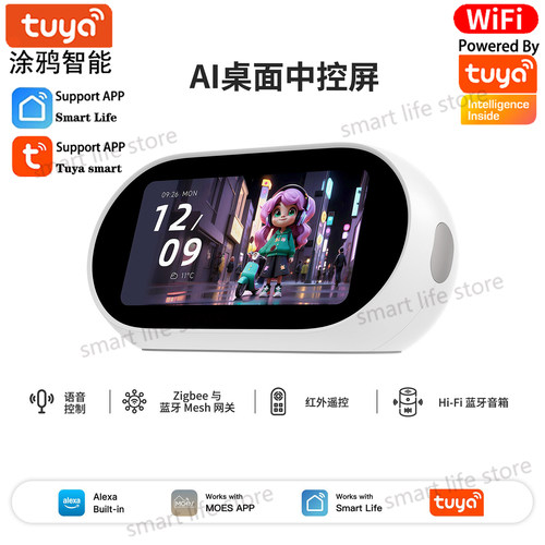 涂鸦5寸WiFi中控屏AI红外遥控