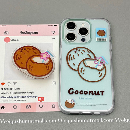 ins薄荷绿线条椰子IMD适用于oppo reno14/13Pro手机壳reno12pro女find x8s+/x8ultra/x7至尊find x6新款A3pro