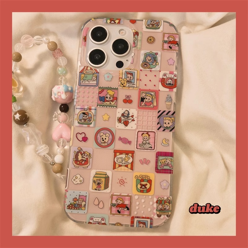 vivo全包边个性手机壳奶黄