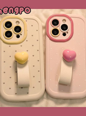 立体指环扣爱心适用oppo find x8splus/x7至尊手机壳findx6全包OPPO K13 Turbo Pro防摔k10新款k12x女k11泡芙