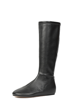 SQ9676【撤柜断码】时装靴秋冬女鞋黑色直筒靴时尚