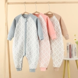 Детский спальный мешок Весна и осенний хлопок в летнем воздушном комнате в комнате Four Seasons Универсальный детский теплый трехсторонний воздушный хлопок.