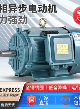 三相电动机Y90L-2 2.2KW/Y100L2-4 3KW/1.1/4/5.5KW全铜电机380v