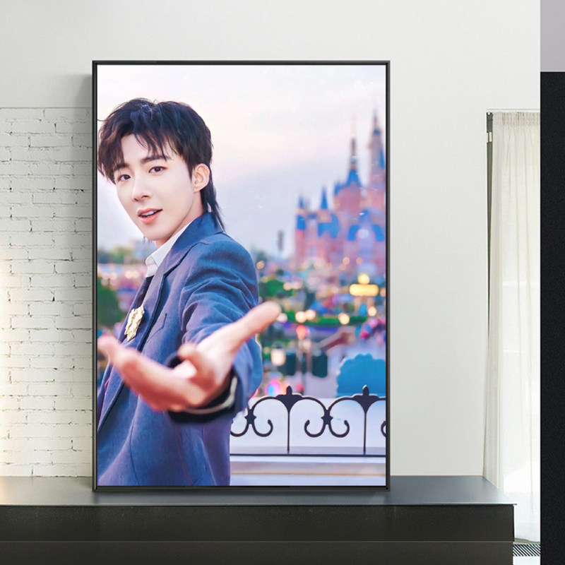 刘宇宁十字绣2026新款明星人物手工刺绣简单绣卧室线绣钻石画圆钻