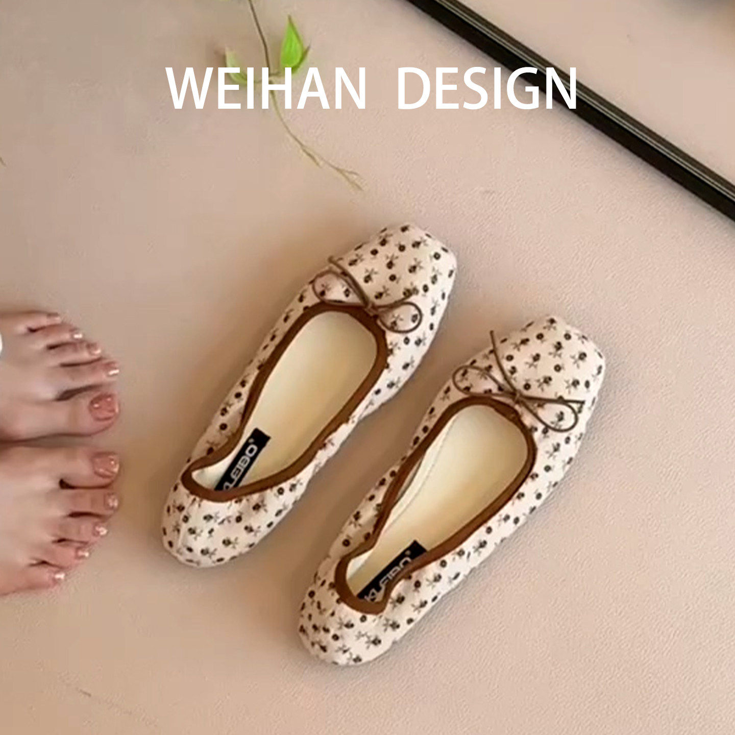 羊皮版！仙女韩式风软底芭蕾舞鞋女2026春夏蝴蝶结浅口单鞋蛋卷鞋