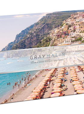 （现货）galison 格雷马林 意大利海滩 双面拼图 500片美国进口