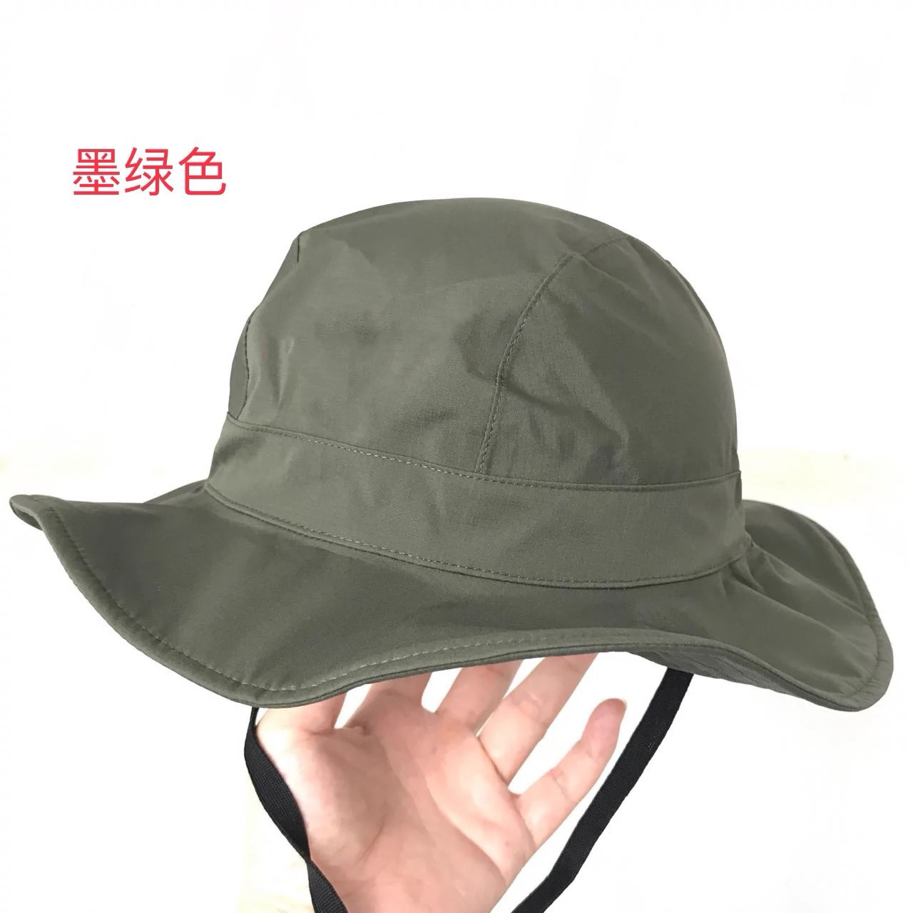 户外雨天渔夫帽男女防水圆形四季