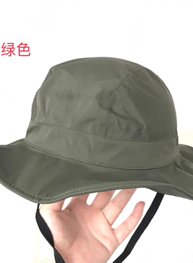户外雨天渔夫帽男女防水圆形四季