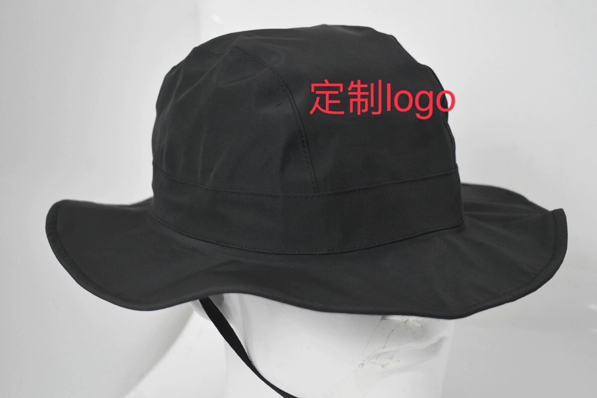 四季新款防水防瀑雨户外徒步登山防晒渔夫帽原单哥儿面料定制Logo