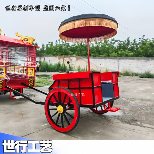 仿制古代战车中式马车仿古景区