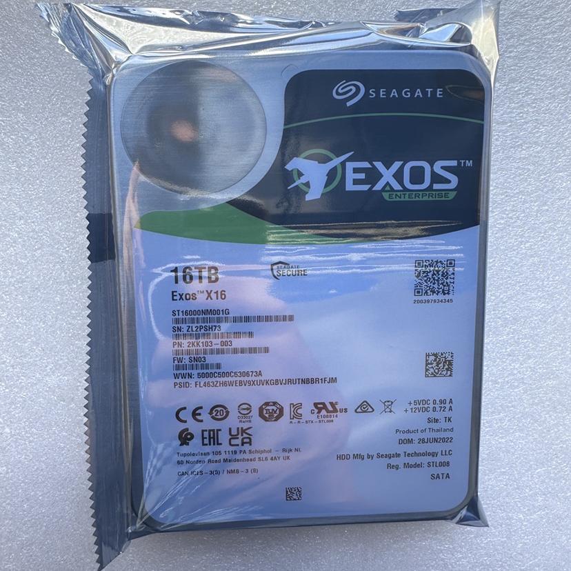 全新ST16000VE002 16T SATA企业级16TB硬盘