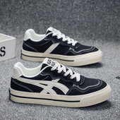 子男 春季 男款 帆布鞋 男士 2026新款 透气休闲板鞋 防滑鞋 男鞋 防臭布鞋