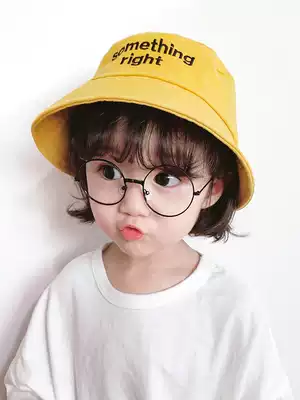 Children's fisherman's hat girl spring and autumn Korean version of basin hat sun hat baby hat boy baby sun hat summer