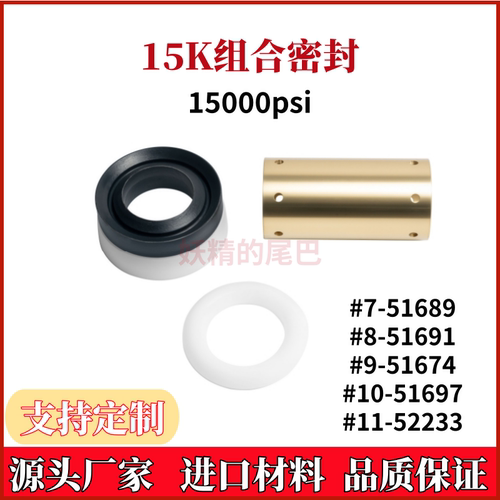 Jetstream15000psi柱塞泵密封件