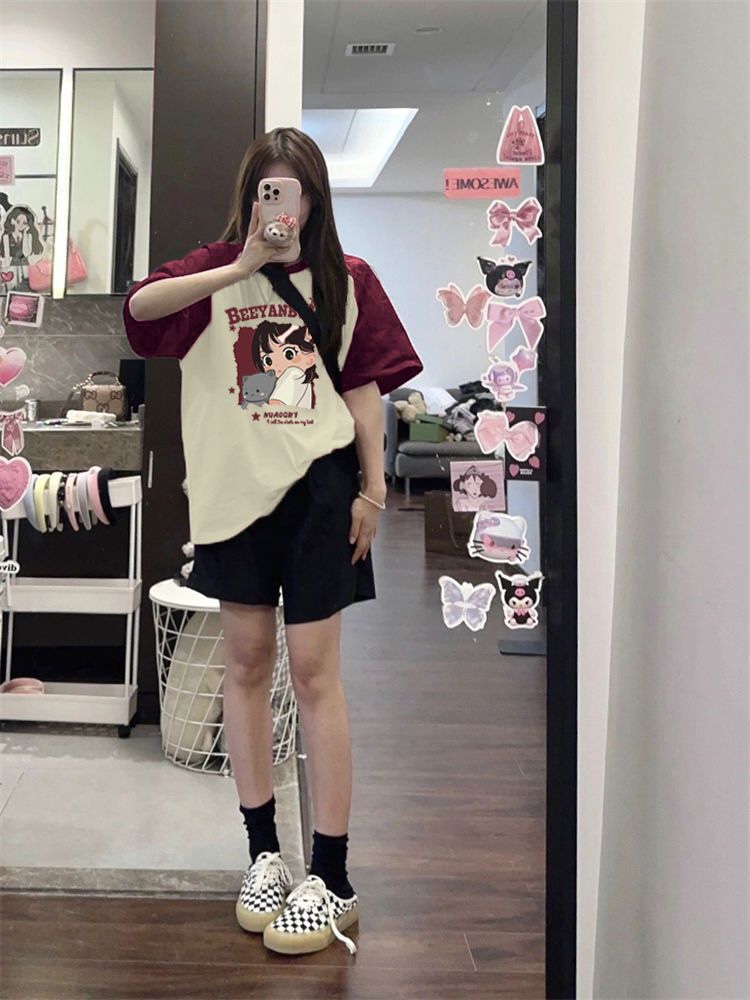 纯棉2025夏季休闲运动套装女