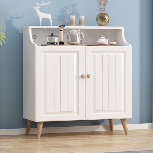 实木颗粒免漆板超薄墙边柜储物柜