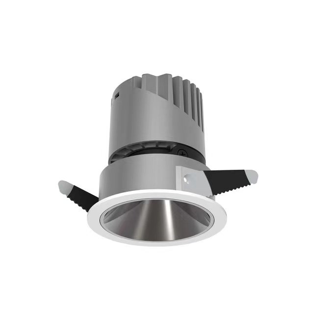 0-10v可控硅dali调光调色温窄边洗墙射灯9w12w无副光斑深防眩筒灯