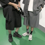 男士夏季休闲西服套装薄款短袖运动外套韩版潮流宽松短裤，男装西服，星座601-1