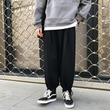休闲长裤男束脚直筒阔腿灯笼裤男潮流9分裤601-1-K498-p30，男装休闲裤，星座601-1
