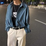 春款纯棉灯芯绒衬衫男长袖衬衣上衣外套男士休闲-CS518-p35，男装衬衫，星座601-1