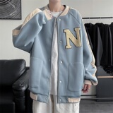 2021棒球服男潮牌ins外套韩版潮流宽松炸街痞帅夹克-JX99-p55，男装夹克，星座601-1