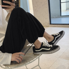 Men's and women's sports pants: loose legged, slim feet, high waist, wide leg pants, leisure pants