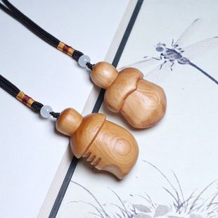 崖柏木雕小李飞刀尚方宝剑挂件木质小李肥刀摆件宝宝随身手把件