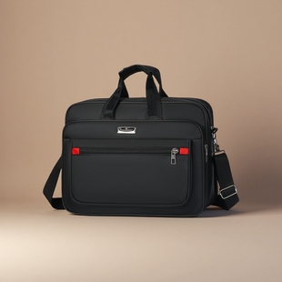 男士 耐磨单肩公文包斜挎包防水大容量文件手提包电脑包出差商务包