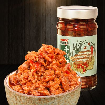 拌饭鲜牛肉瓶装辣椒酱
