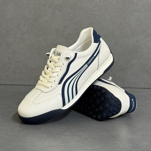 A258-M1977-P190头层牛皮轻奢百搭潮流休闲鞋设计感小众轻便舒适,男鞋休闲鞋,电商A258