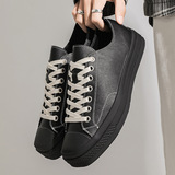 A258-QL45671-P133运动鞋复古风经典休闲鞋厚底增高黑色情侣鞋，男鞋休闲鞋，电商A258