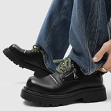 A258-QL56825-P115大头男鞋高街德比鞋休闲皮鞋英伦风复古皮鞋，男鞋皮鞋，电商A258