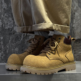 A258-QL41122-P125经典款增高工装靴英伦风复古户外潮流马丁靴，男装工装外套，电商A258